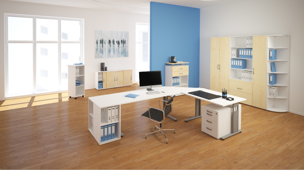 C_Fuss_Flex_Weiss.jpg BrigFox, Moebel, Tabelle, Schreibtisch, Stuhl, Innenarchitektur