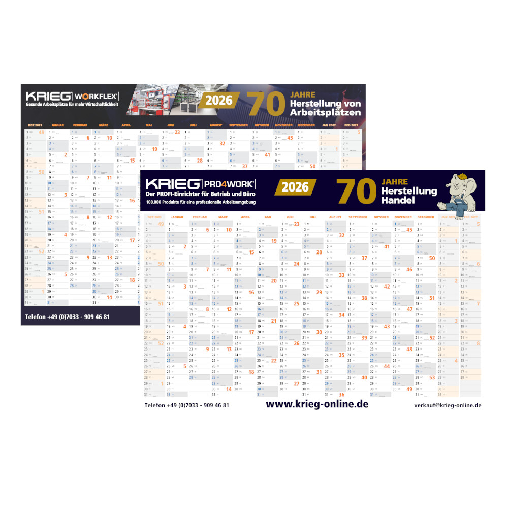 Foto, Text, Kalender