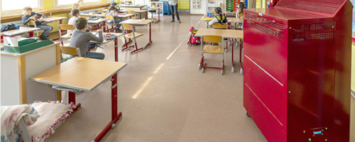 Luftreiniger minimiert Infektion Risiko in Schulen Luftreiniger minimiert Infektion Risiko in Schulen