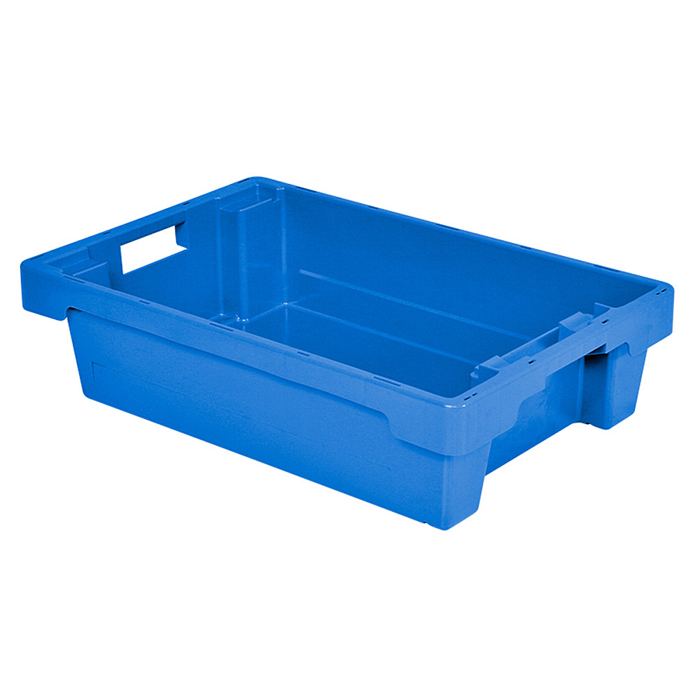 Kaiserkraft Drehstapelbehälter 60 Liter - HDPE Blau Für Lager & Transport
