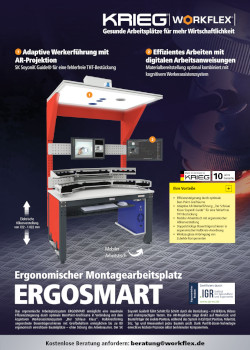 Montagearbeitsplatz ERGOSMART Messe
