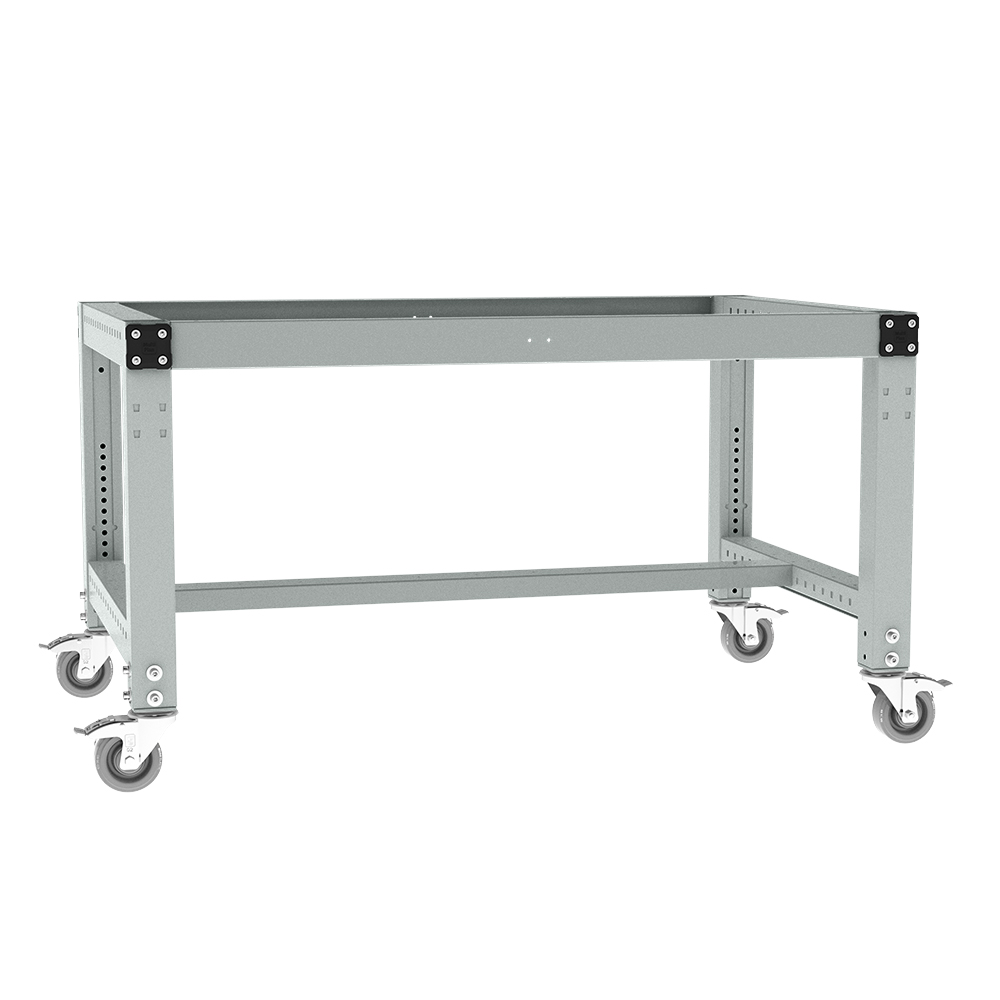 MPK4300.7035-MULTIPLAN-Grundarbeitstischgestell-Mobil-4Lenkrollen-lichtgrau.jpg BrigFox