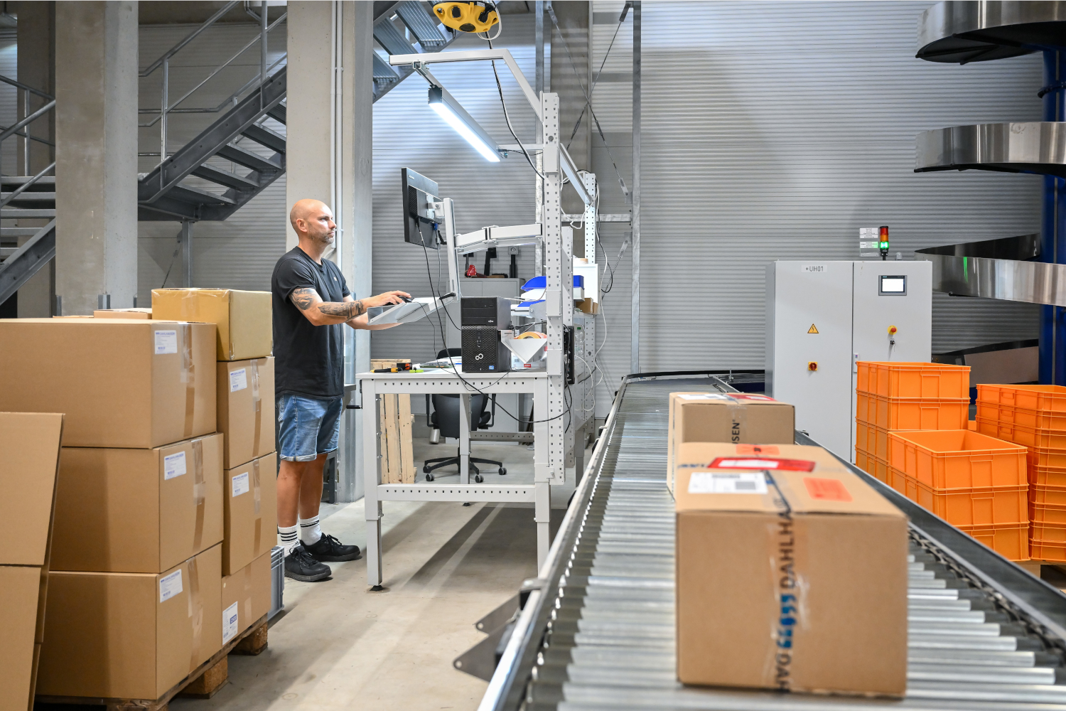 Rollenbahn Dahlhausen Praxisbeispiel Rollenbahn Dahlhausen Praxisbeispiel