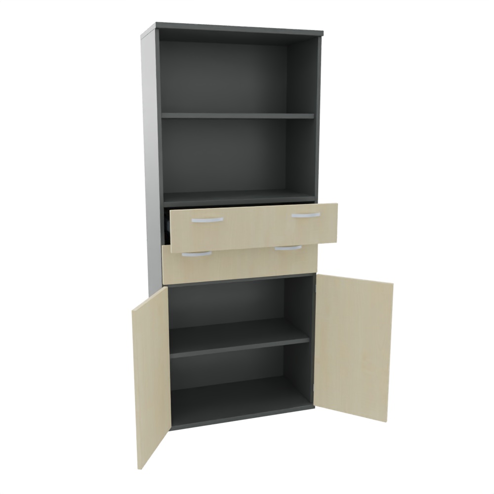 handelswaren
09 - Lieferanten
Geramöbel
03 - Bilder
pCon
Componenta Kombischrank offene Fächer + Schubkasten + Flügeltüren HxBxT 1920 x 1000 x 425 mm
geramoebel-componenta-kombischrank-offen-schubkasten-flügel-front-ahorn-korpus-onyx-offen....