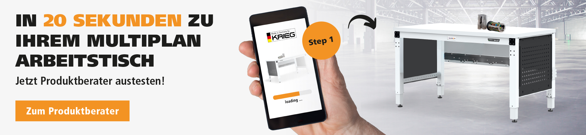 Produktberater MULTIPLAN Arbeitstisch