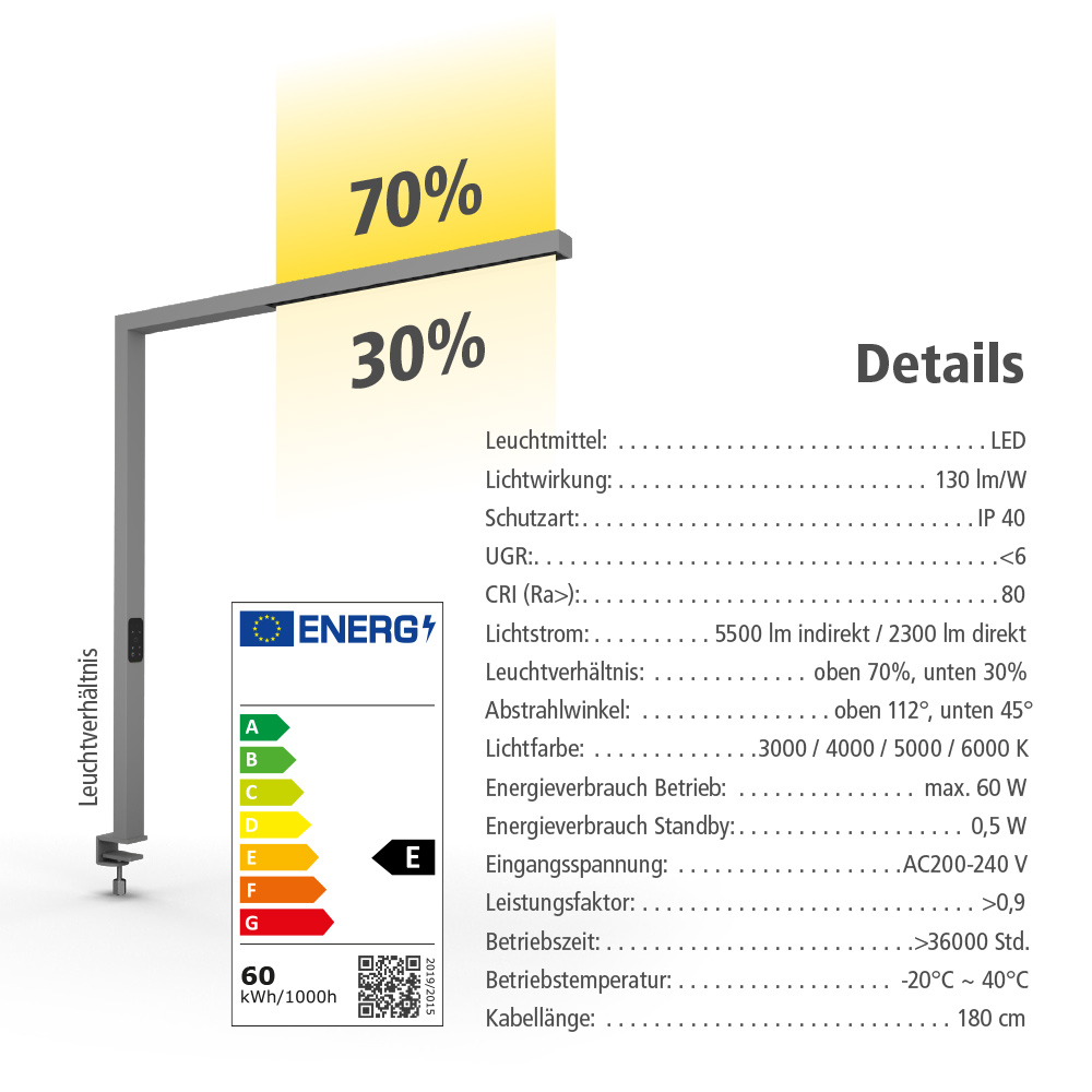BM0115-Klemmleuchte-Detailinfo-RAL 9006.jpg BrigFox, Seite, Text, Bushaltestelle, Draußen, QR Code
