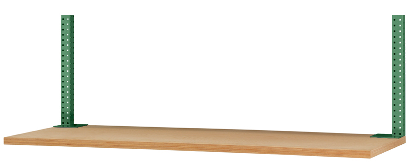 BrigFox, hanging rack, wall shelf, wood shelf, steel support, floating shelf