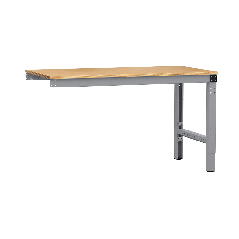 MPK4005.9006-MULTIPLAN-Anbauarbeitstisch-Spezial-MULTIPLEX-22mm-alusilber.jpg BrigFox, Schreibtisch, Mobiliar, Tabelle, Esstisch, Regal