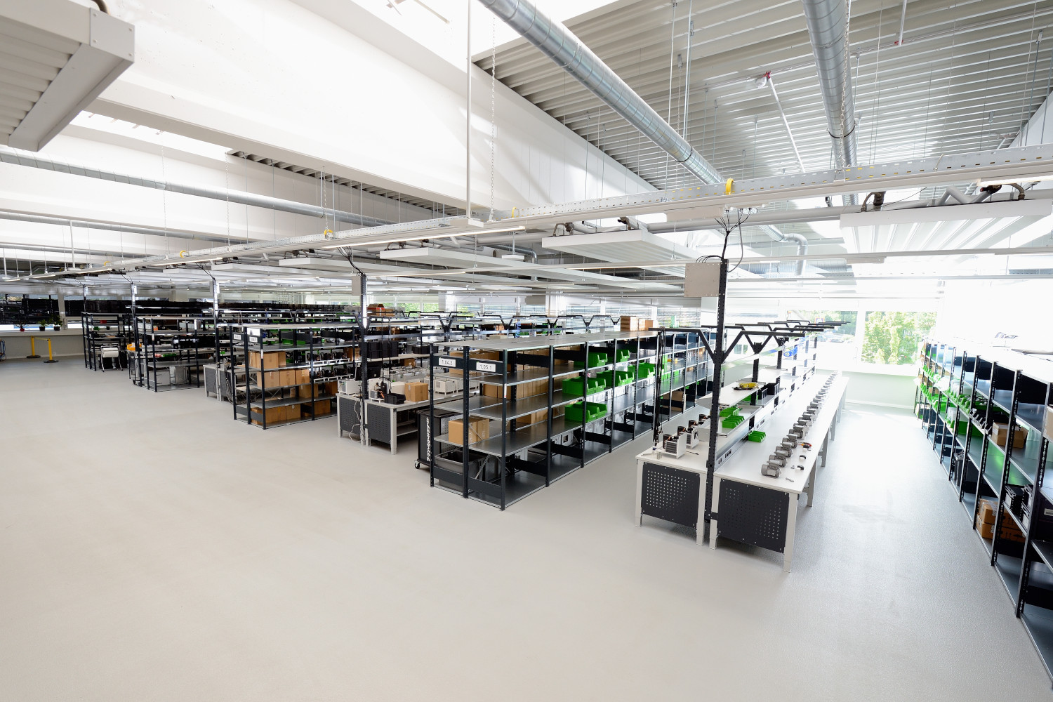 Produktionshalle M&C Techgroup Praxisbeispiel Produktionshalle M&C Techgroup Praxisbeispiel