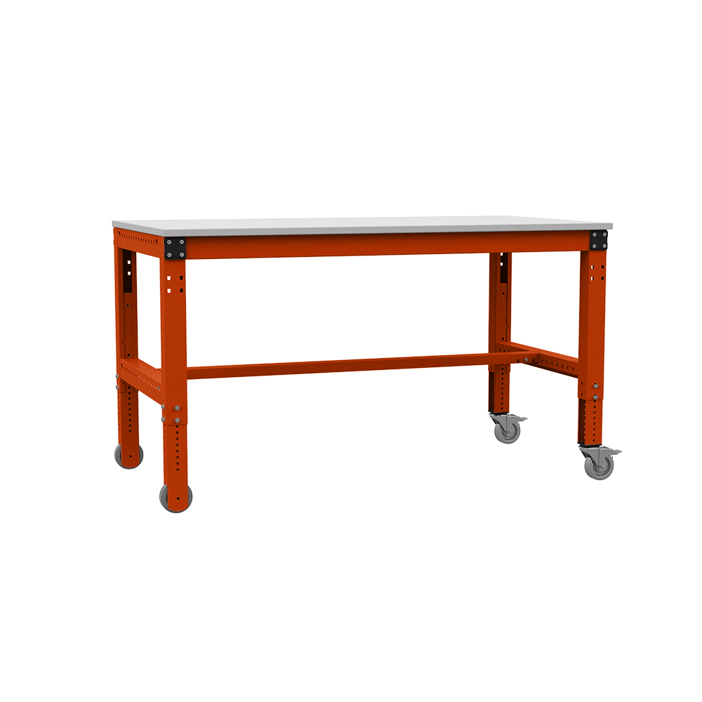 MPK3301.2001-MULTIPLAN-Grundarbeitstischgestell-Mobil-Melamin-22mm-2Lenk+Bockrollen-rotorange.jpg BrigFox