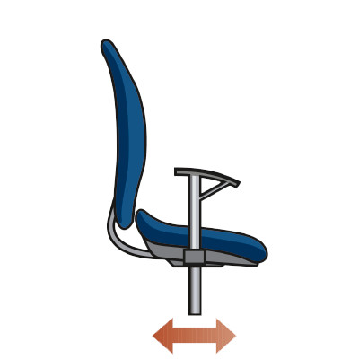 Sitztiefenverstellung Stuhlberater Sitztiefenverstellung Stuhlberater