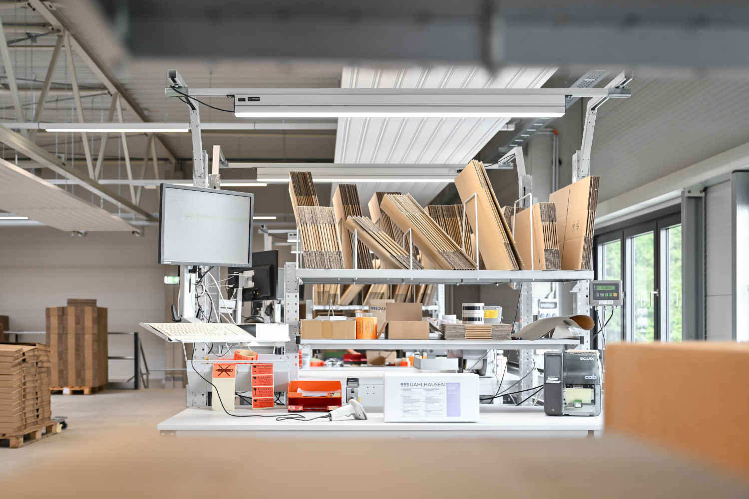 Packtische Dahlhausen Praxisbeispiel Packtische Dahlhausen Praxisbeispiel