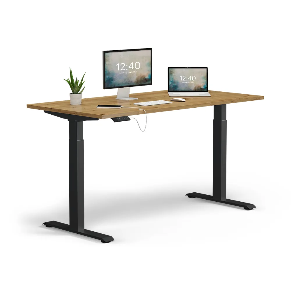 Elektrisch höhenverstellbarer Schreibtisch TOPFIT Basic Users
jsprinc
Downloads
TOPFIT-Bilder-und-Datenblätter
Bilder
elektrisch-hoehenverstellbar-schreibtisch-topfit-basic-gestell-schwarz-platte-eiche-deko.jpg
JPG-Datei
, Schreibtisch, Mobiliar, Tabelle, Computer, Überwachen