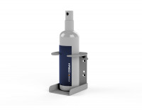 Flaschenhalter Ø 50 mm für Hygienestation CLEANSPOT Flex & Premium Lichtgrau RAL 7035