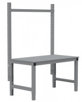 PROFIPLAN Stahl-Aufbauportale ohne Ausleger, Grundeinheit 1250 / Graugrün HF 0001