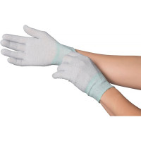 ESD Nylon/Polyster Handschuhe mit Bündchen L