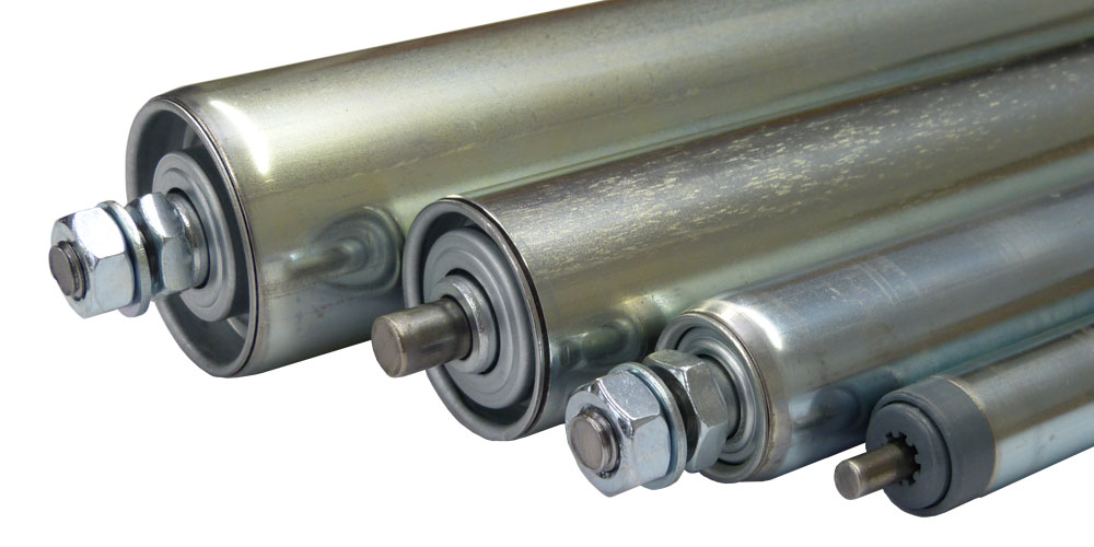 Tragrollen Tragrolle mit Außengewinde Stahl Rollenbahnen  Ø 30 mm 30cm 