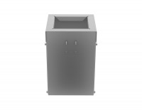 Mülleimer 12,5 Liter für Hygienestation CLEANSPOT Flex & Premium Lichtgrau RAL 7035