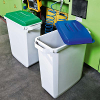 Abfall- und Wertstoffbehälter 60 Liter Gelb