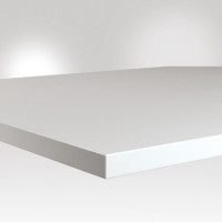 Arbeitstischplatte Kunststoff lichtgrau 28 mm, leitfähig 1000 / 600