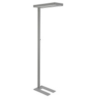Dimmbare LED-Standleuchte Silber
