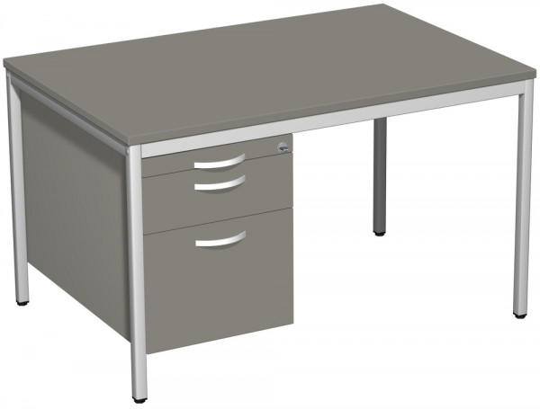 Porto Schreibtisch mit Hängecontainer, Breite 1200 mm