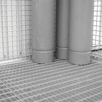 Gitterrostboden für Gasflaschen-Container 2100 / 1085