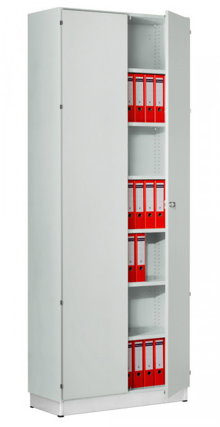 Modufix Anbau-Flügeltüren-Büroschrank mit 5 Fachböden H x B x T 2225 x 800 x 420 mm