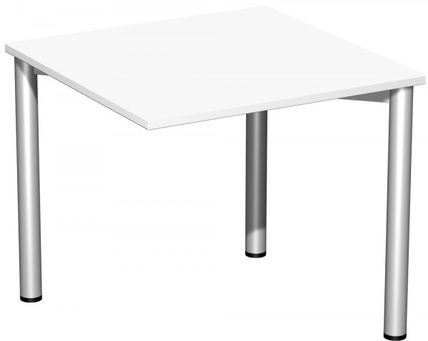 Softform Verkettungs-Schreibtisch mit 1 Fuß zurückgesetzt, ohne Höhenverstellung