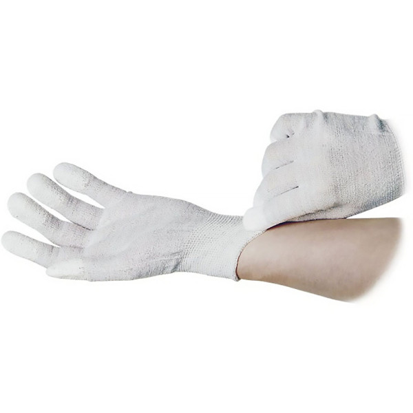 ESD Nylon/Polyster Handschuhe - Fingerspitzen mit PU-Gummierung